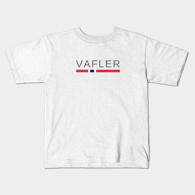 Norway Waffles | Vafler Kids T-Shirt by tshirtsnorway